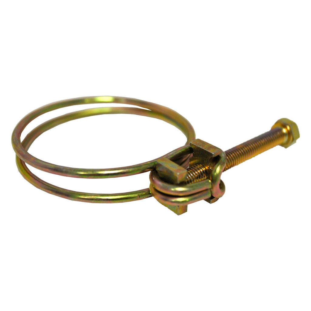 Hadicová spona, 1 ks Speciální hadicové spony, pozinkovaná ocel pro snadné a bezpečné připevnění spirálové hadice s vnějším průměrem 46 mm. Balení = 1 kus