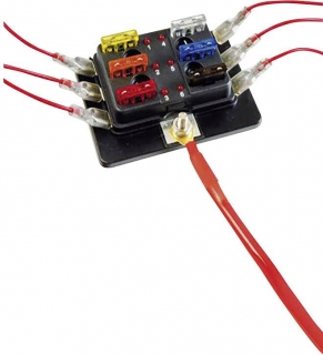 SecoRüt FHA506 LED rozdělovač proudového okruhu standardní plochá pojistka počet